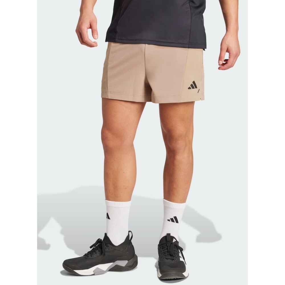 Adidas PrimeLift Training Shorts 5" Regular Fit Gym Sport Taupe NWT Size Small